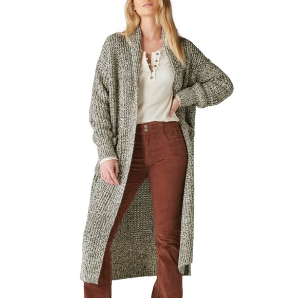 NWT LUCKY BRAND  WOMEN'S SWEATER COATIGAN SIZE XL - Picture 1 of 4